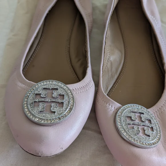Tory Burch Pink Liana Ballet Flats - Picture 10 of 12